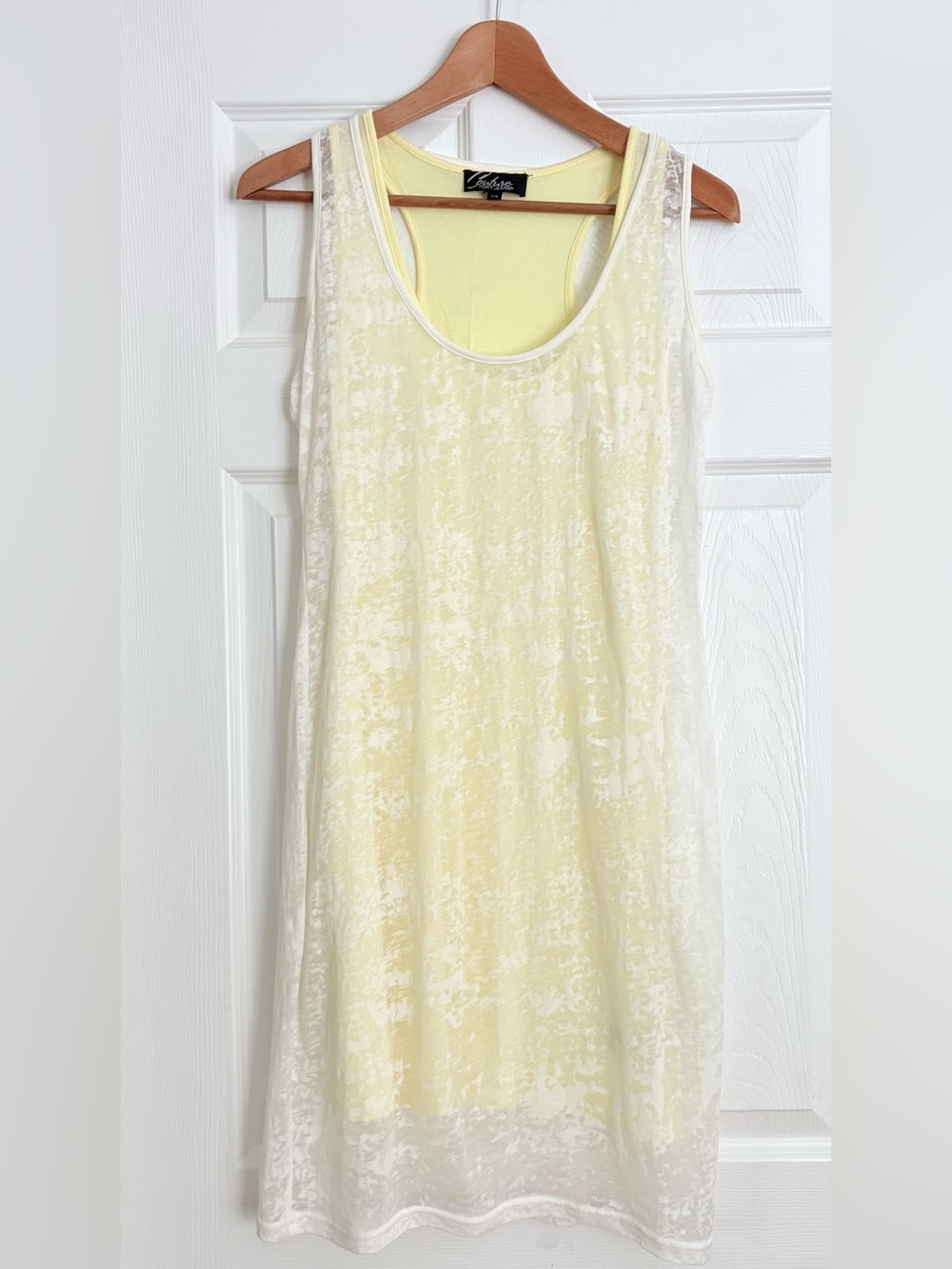 NWOT (2 in 1) Couture Foxy Jeans Summer Dress Size L - Picture 2 of 6